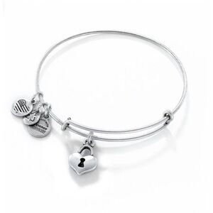 Alex and Ani Heart Lock Bangle Bracelet